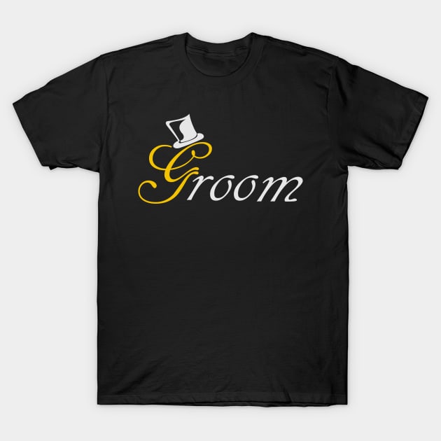 Groom wedding accessories T-Shirt by DepicSpirit